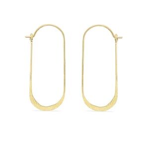 NWT Cindy Liebel 14k Kairo hoop earrings
